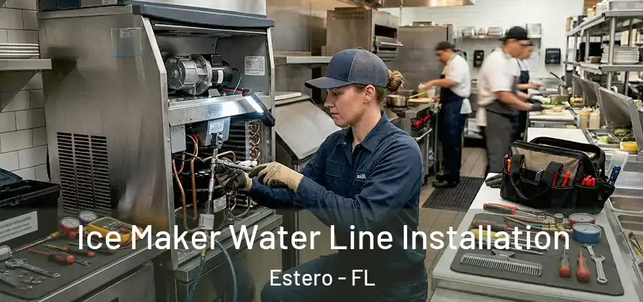  Ice Maker Water Line Installation Estero - FL