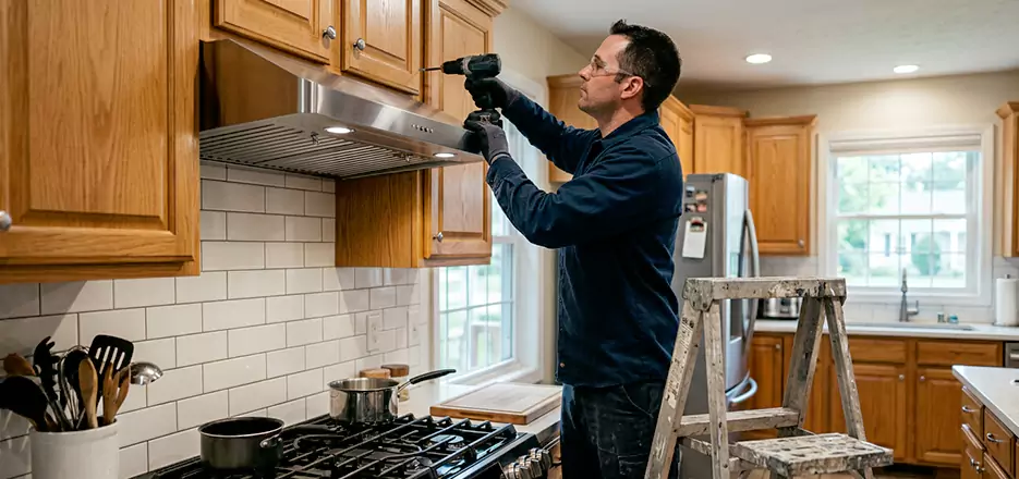 Wood Range Hood Installation Estero